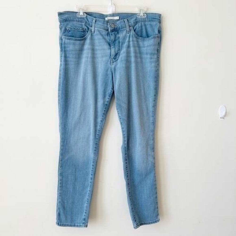 Levis 311 Shaping Skinny Jeans Dark‎ Navy Blue Denim Size 33x30